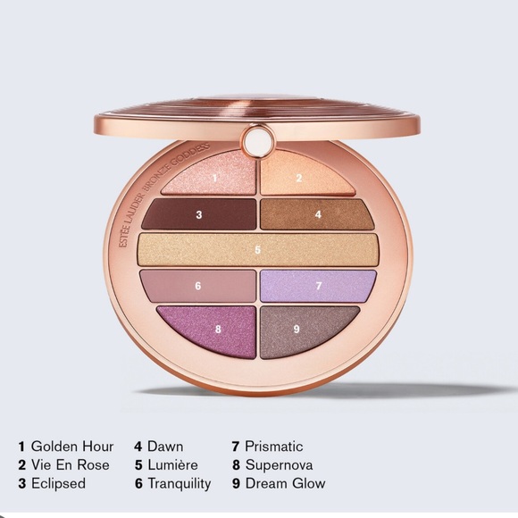 NEW FULL SIZE ESTÉE LAUDER BRONZE GODDESS LUMIERE PALETTE FOR EYES AND CHEEKS - Picture 2 of 11